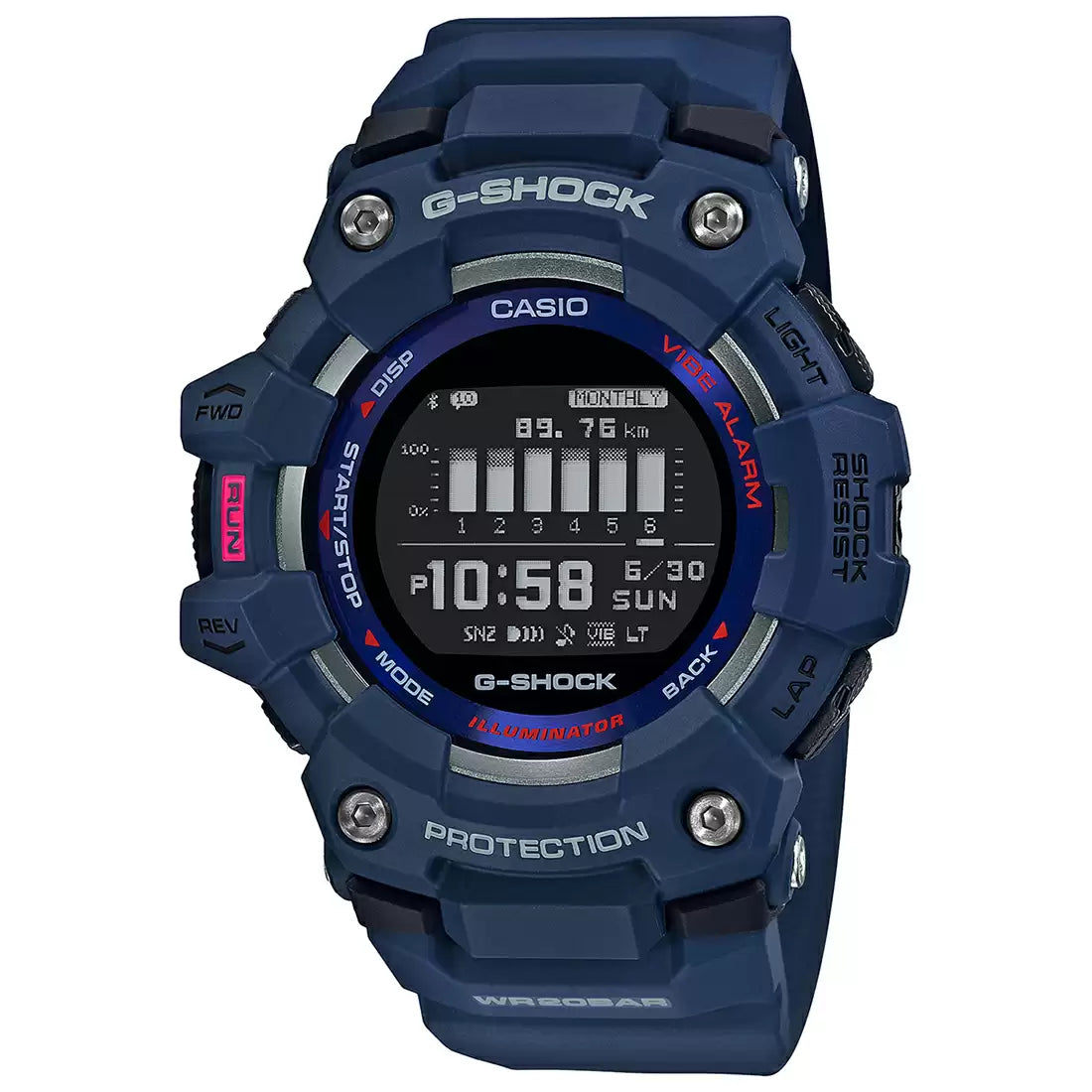 CASIO G1041 G-SHOCK Blue Digital Watch for Men