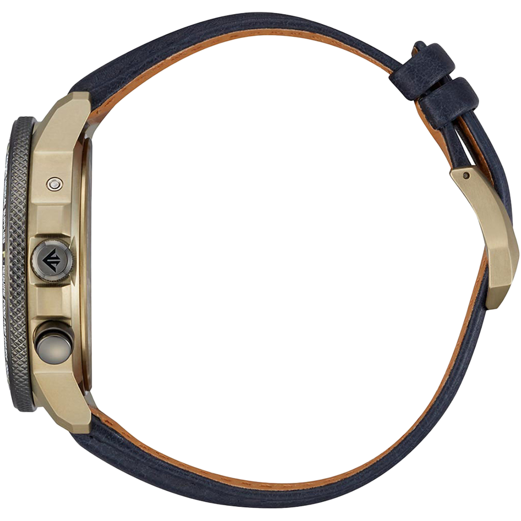 Citizen Eco drive Blue Dial With Leather Strap Men Watch - CB0204-14L