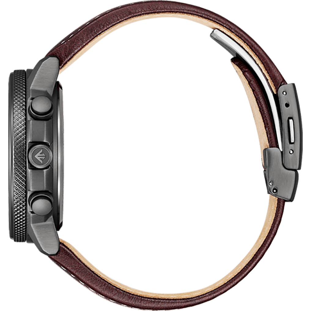 Citizen Promaster Eco drive Brown Dial With Leather Strap Men's Watch - CB5868-09X