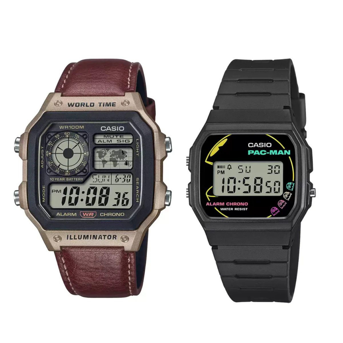 Casio D383 & D384 Digital Watches Combo (Unisex)