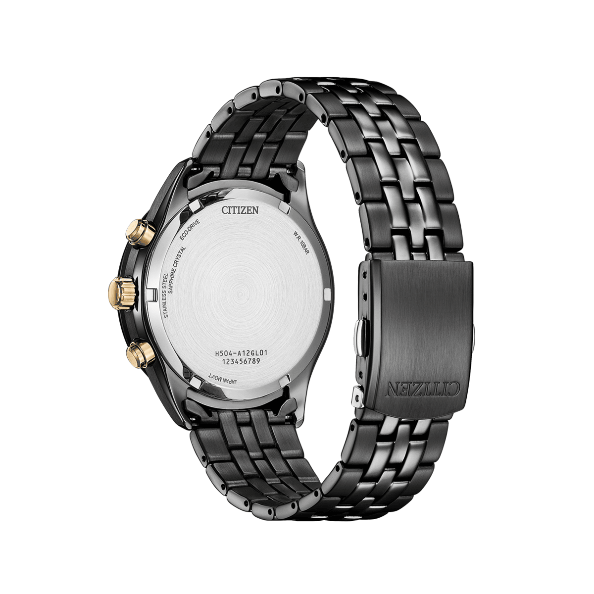 Citizen Eco-Drive Quartz Green Dial Chronograph Men's Watch AT2576-50X