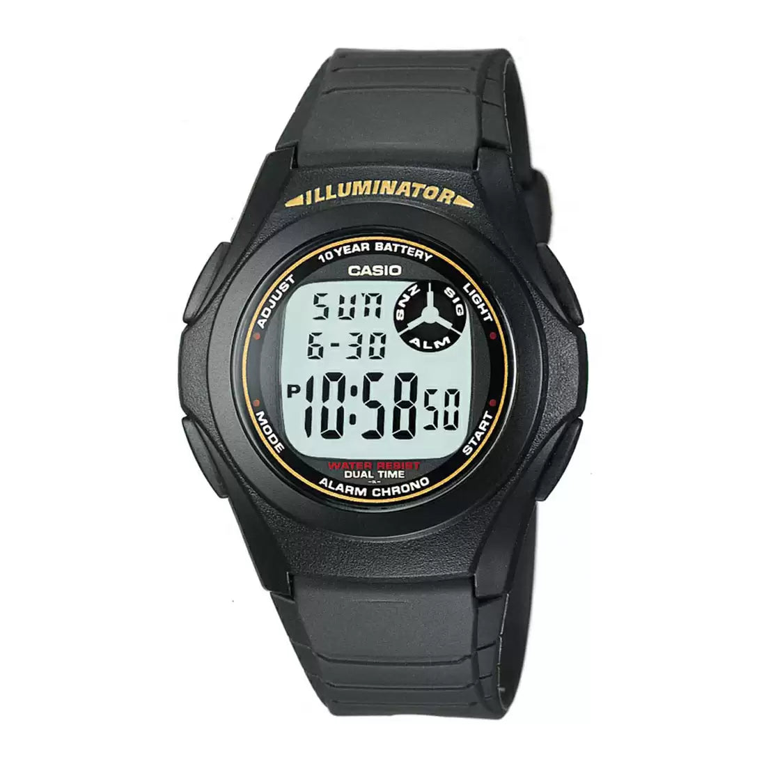Casio YOUTH F-200W-9AUDF - D028 Black Digital - Unisex Watch