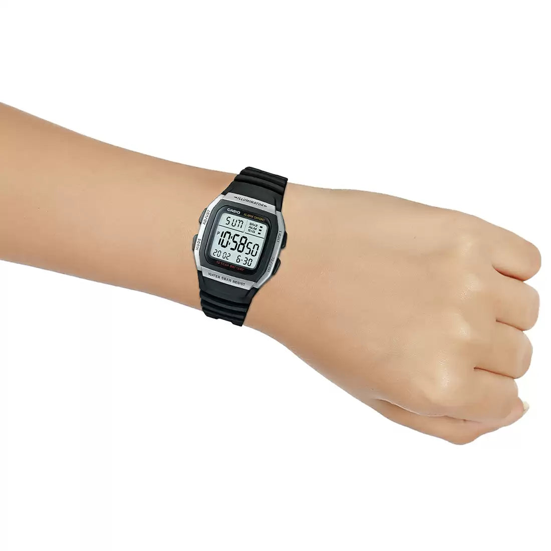 Casio D031 YOUTH W-96H-1AVDF Black Digital Unisex Watch