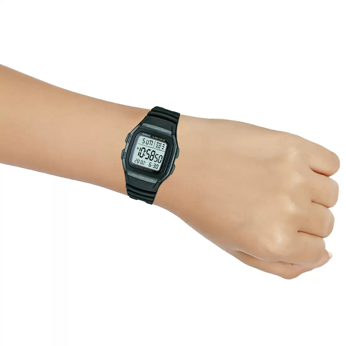 Casio YOUTH W-96H-1BVDF - D054 Black Digital - Unisex Watch