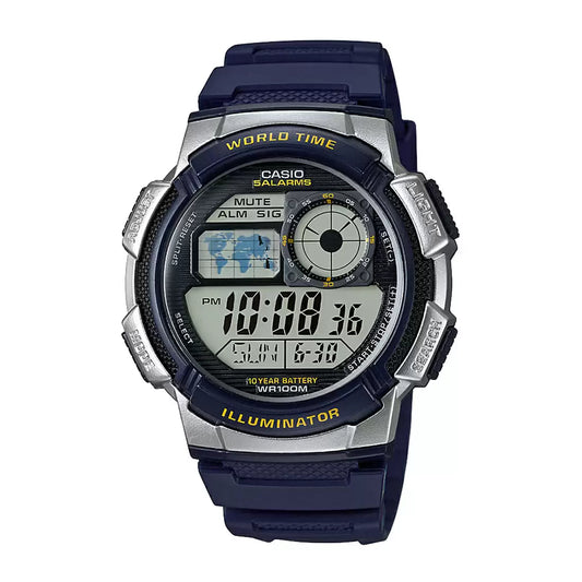 Casio YOUTH AE-1000W-2AVDF - D118 Blue Digital - Unisex Watch