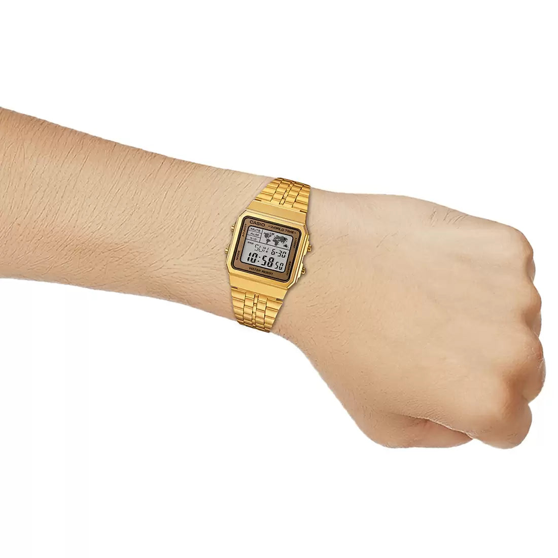 Casio VINTAGE COLLECTION A500WGA-9DF - D134 Gold Digital - Unisex Watch