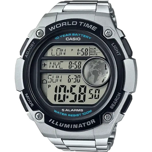 Casio AE-3000WD-1AVDF D137 Youth Series Digital Black Dial Men's Watch