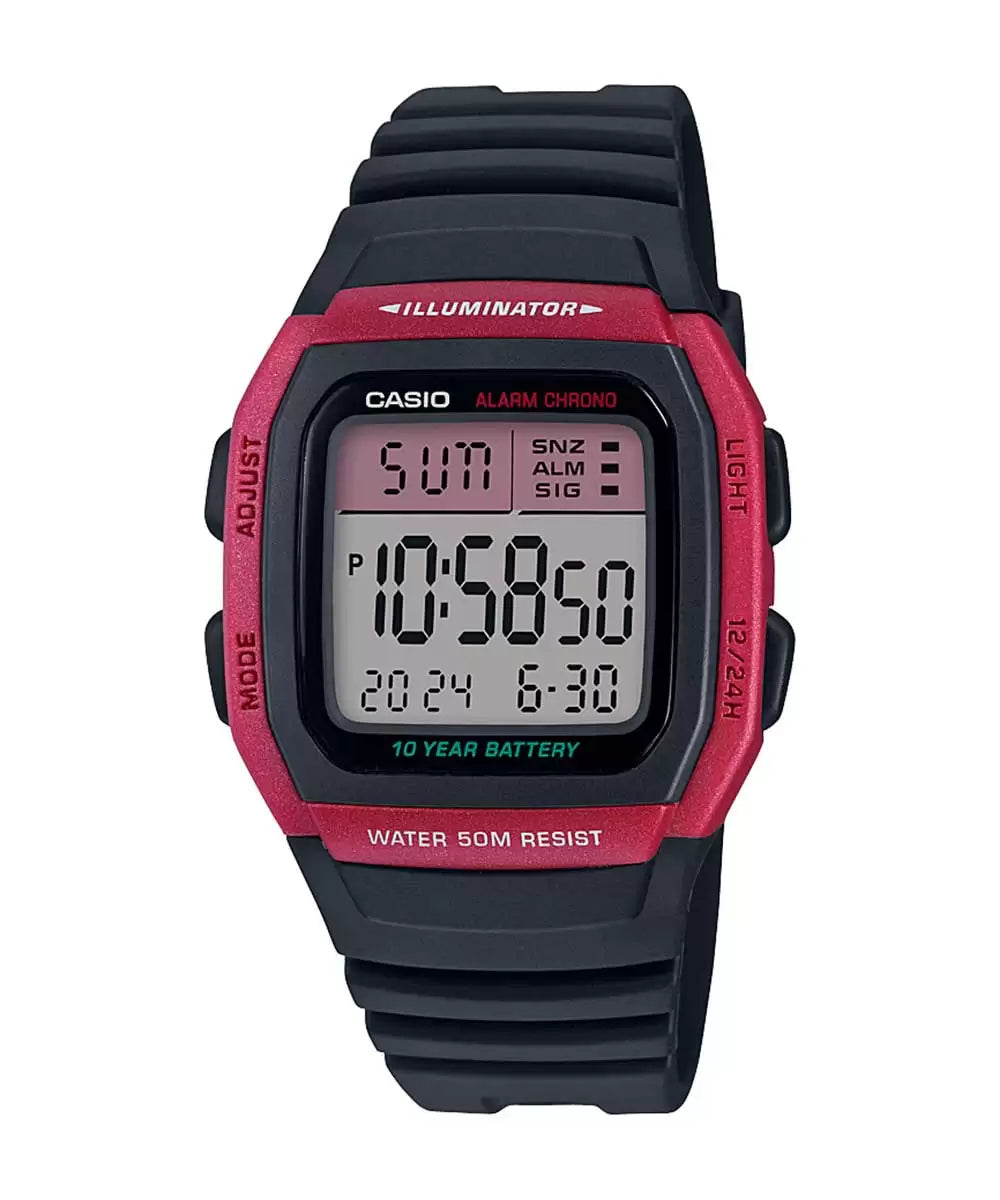 Casio YOUTH W-96H-4AVDF - D176 Black Digital - Unisex Watch