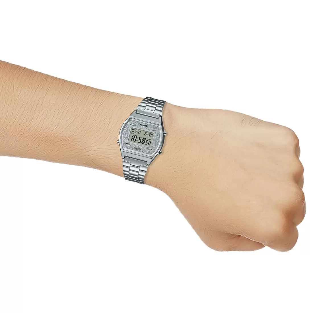 Casio VINTAGE COLLECTION B640WDG-7DF - D186 Silver Digital - Unisex Watch