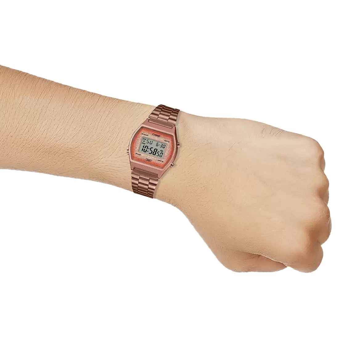 Casio VINTAGE COLLECTION B640WCG-5DF - D187 Rose Gold Digital - Unisex Watch