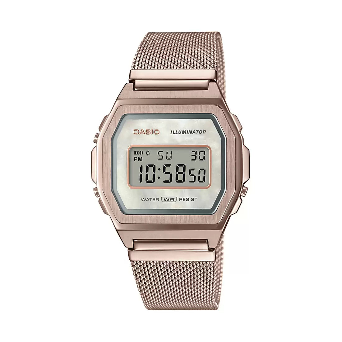 Casio VINTAGE COLLECTION A1000MCG-9EF - D195 Rose Gold Digital - Unisex Watch