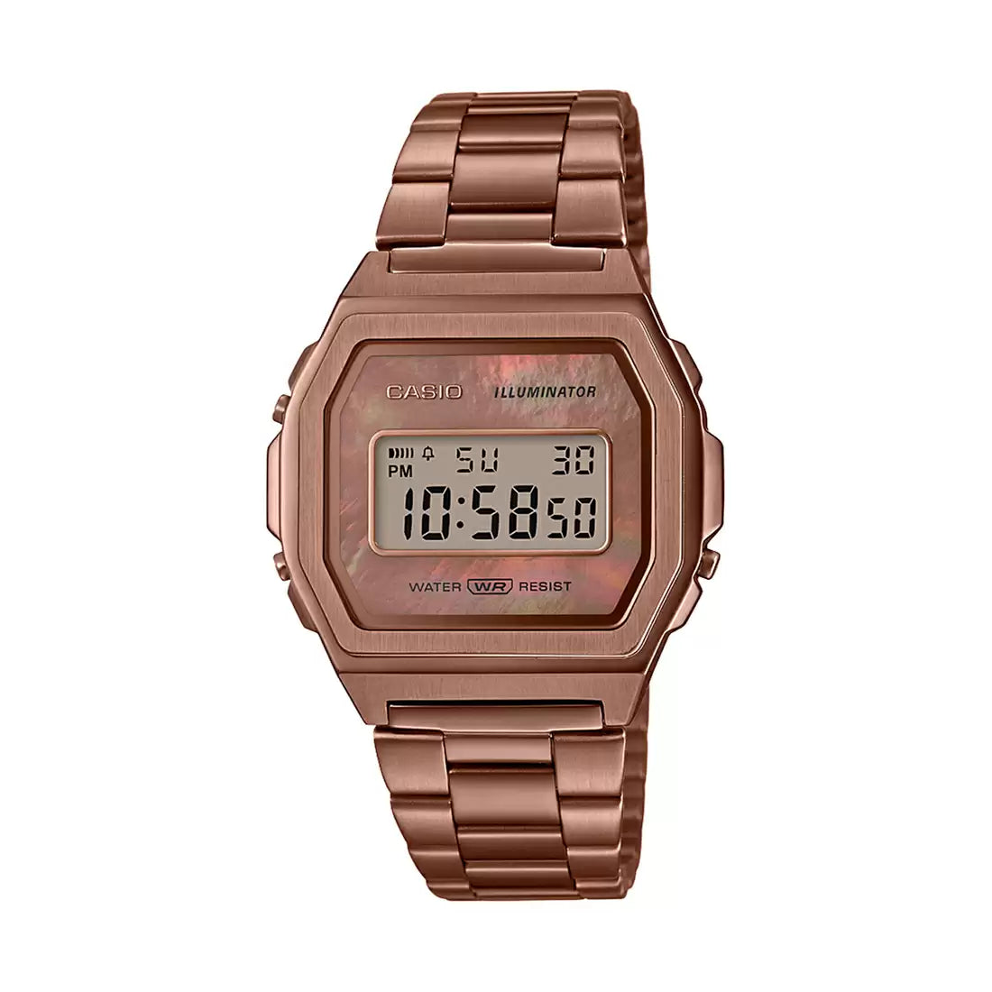 Casio VINTAGE COLLECTION A1000RG-5EF - D197 Rose Gold Digital - Unisex Watch