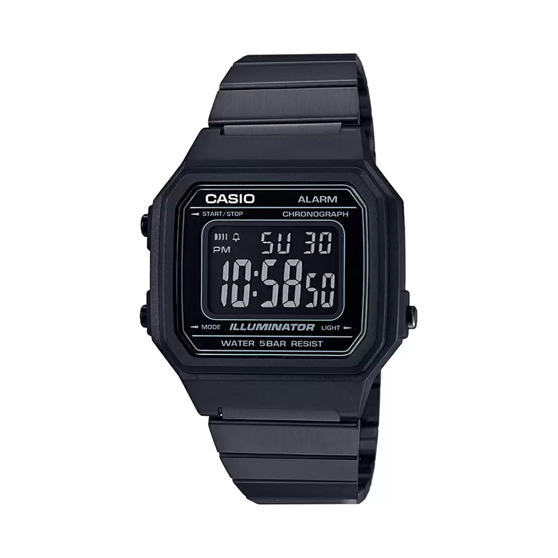 Casio VINTAGE COLLECTION B650WB-1BDF - D199 Black Digital - Unisex Watch