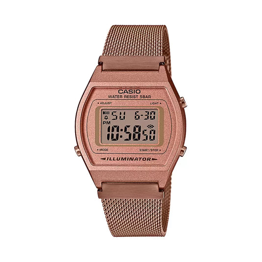 Casio VINTAGE COLLECTION B640WMR-5ADF - D216 Rose Gold Digital - Unisex Watch