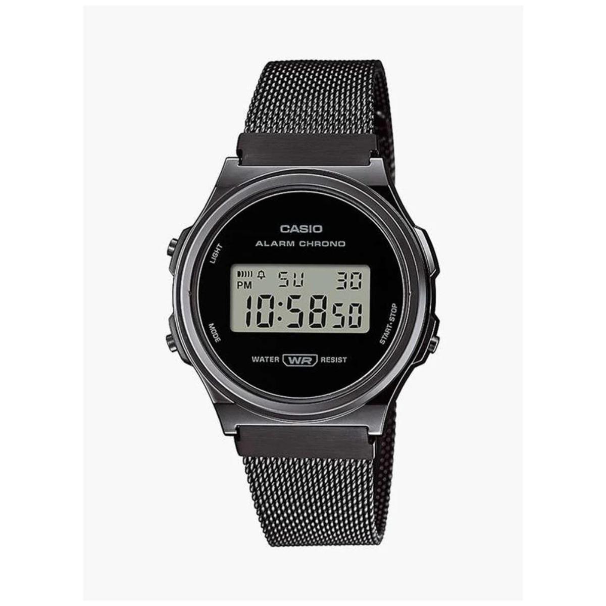 Casio Vintage Quartz Black Dial Digital Unisex Watch D260
