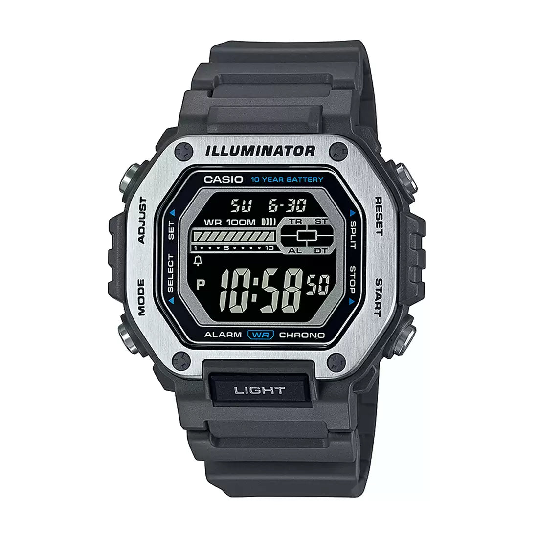 Casio YOUTH MWD-110H-8BVDF - D302 Gray Digital Unisex Watch