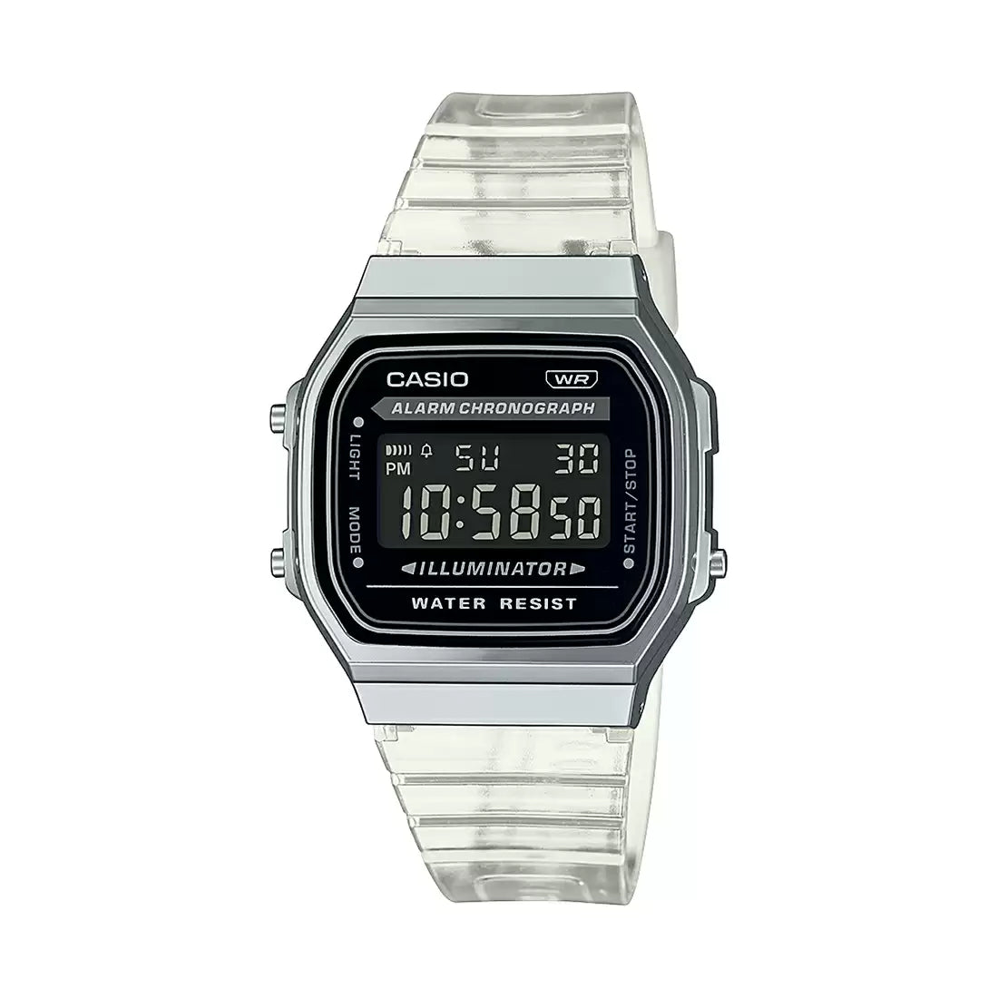Casio D306 VINTAGE COLLECTION A168XES-1BDF Transparent Digital Unisex Watch