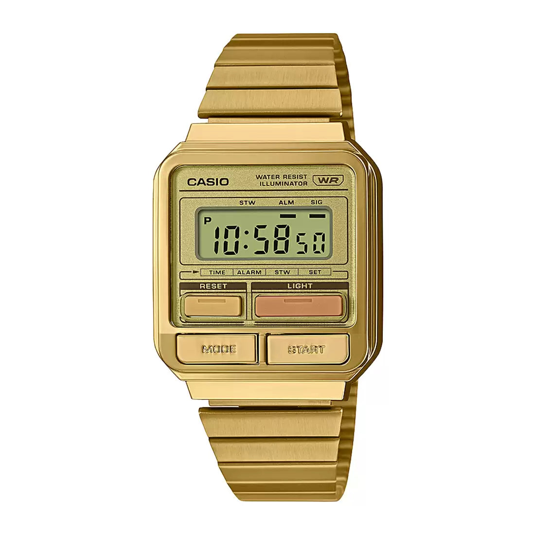 Casio VINTAGE COLLECTION A120WEG-9ADF - D322 Gold Digital Unisex Watch