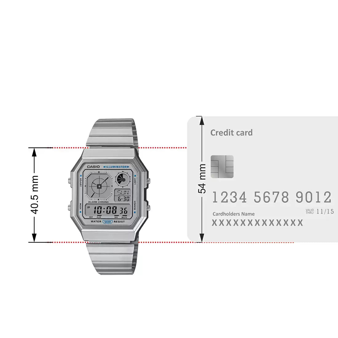 Casio D389 VINTAGE COLLECTION A130WE-7ADF Digital Watch