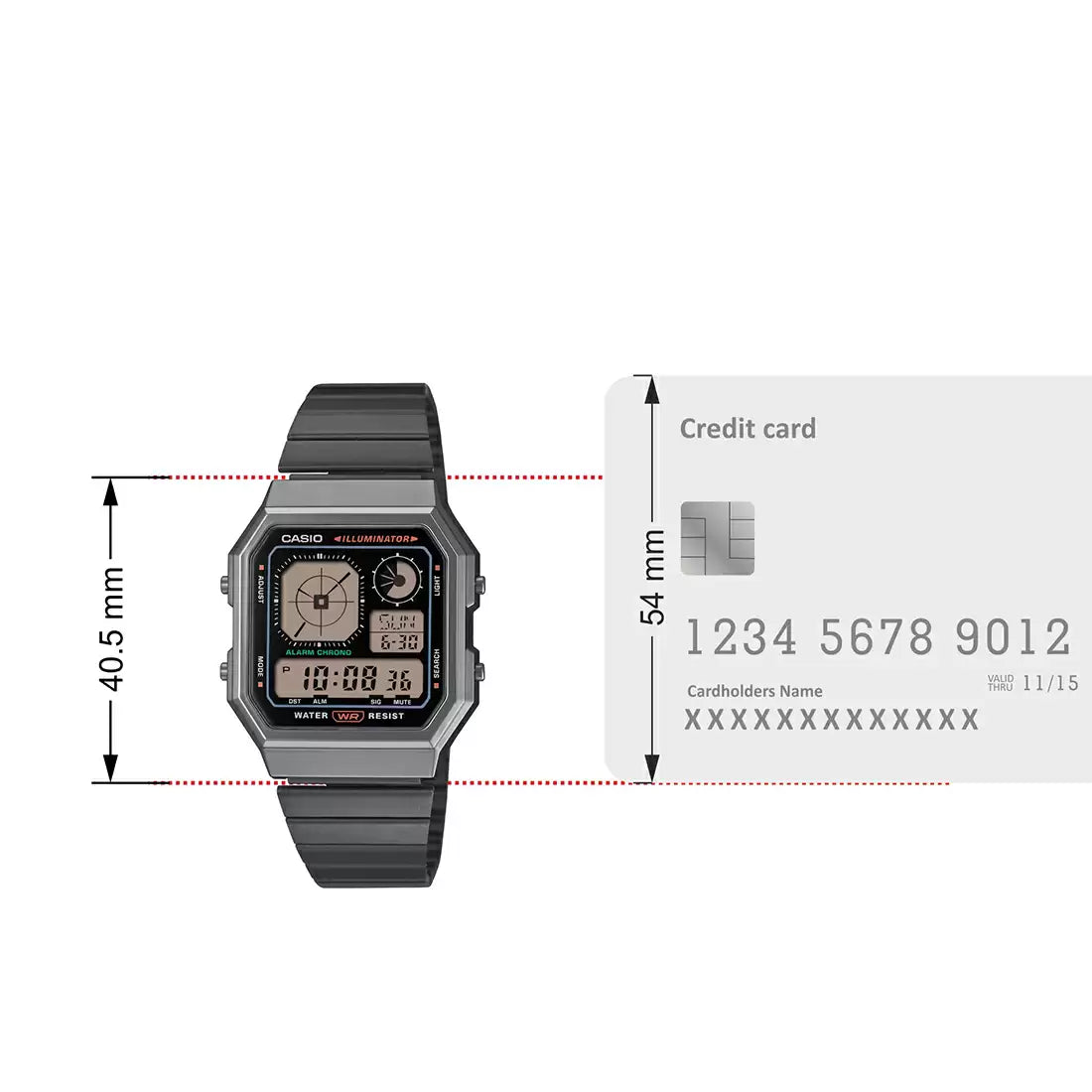 Casio D391 Vintage COLLECTION A130WEGG-1ADF Digital Watch