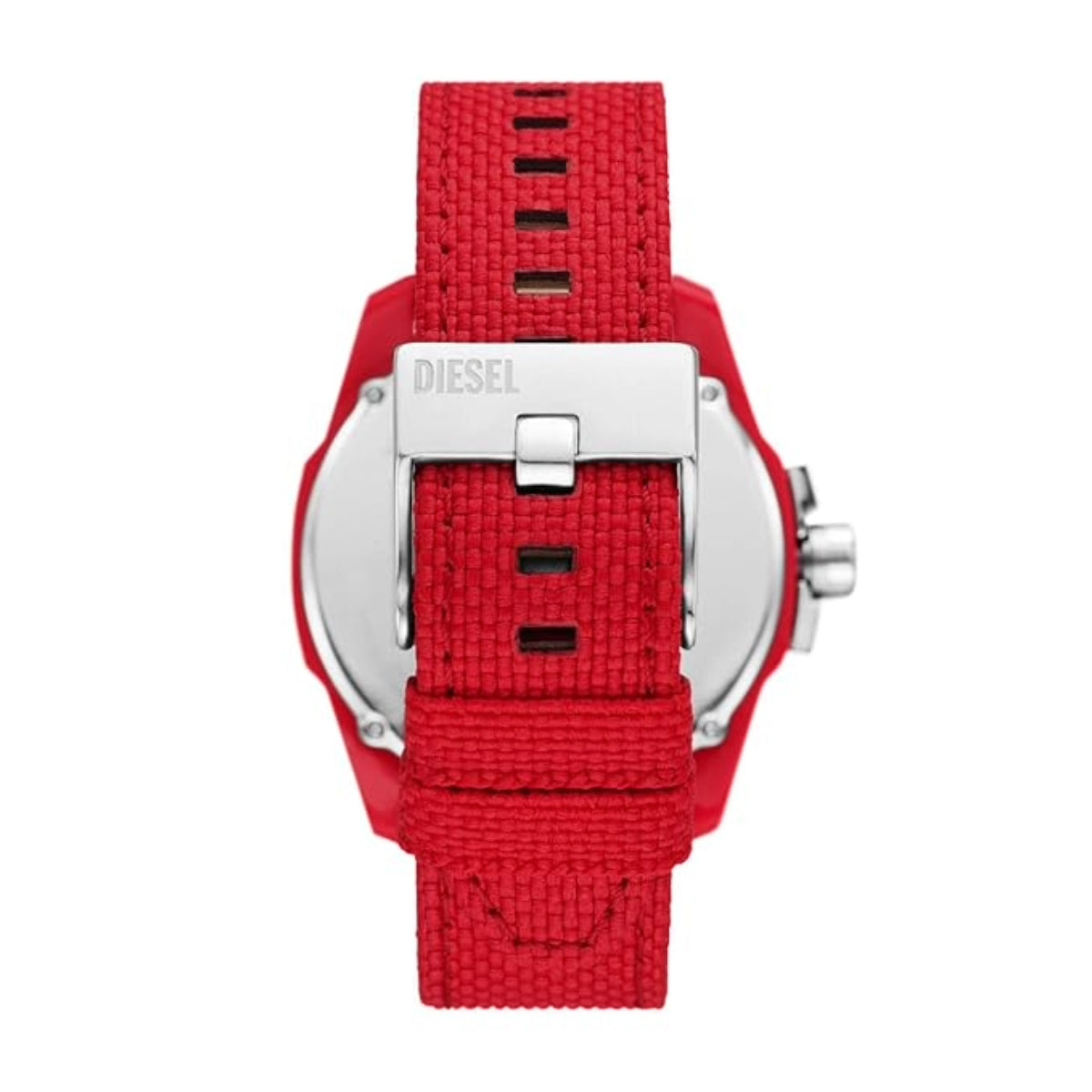 Diesel Baby Chief Quartz Solar Red Dial Analog Watch for Men DZ4619
