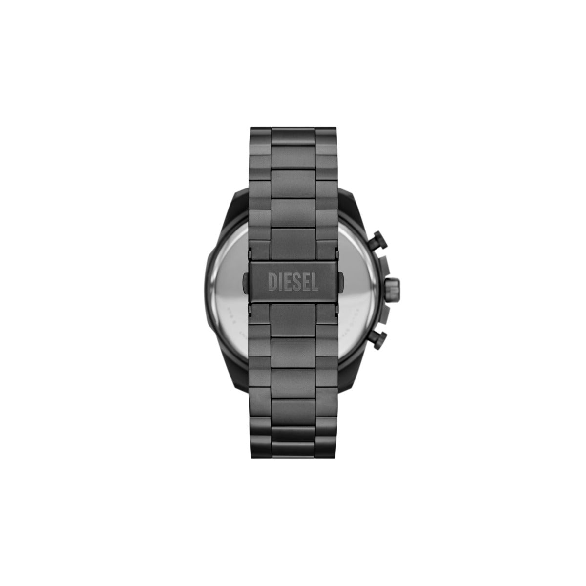Diesel Mega Chief Slim Gray Dial Chronograph Stainless Steel Men Watch DZ4676