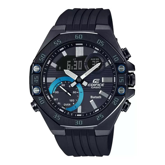ED496 | CASIO Edifice Black Bluetooth Connect - Men's Watch