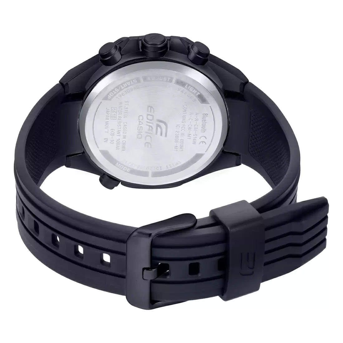 ED496 | CASIO Edifice Black Bluetooth Connect - Men's Watch