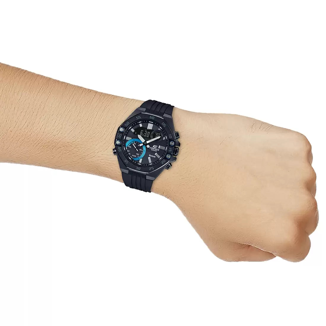 ED496 | CASIO Edifice Black Bluetooth Connect - Men's Watch
