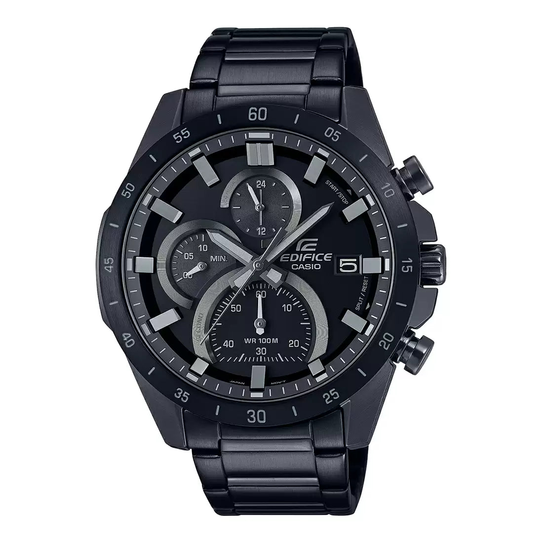 ED517 CASIO Edifice Black Chronograph Men s Watch Sai Creations Watches