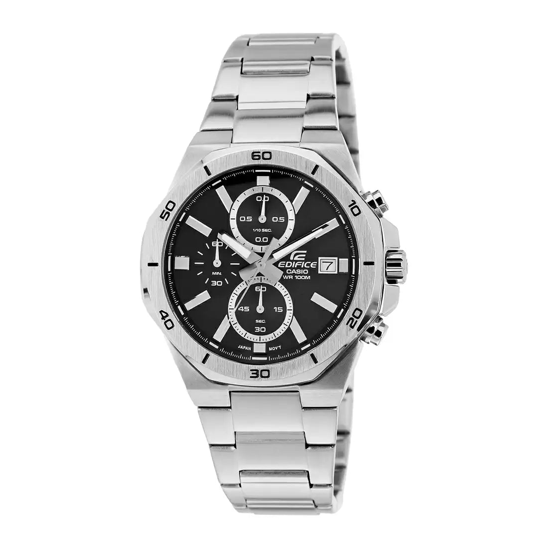 ED583 CASIO Edifice Silver Chronograph Men s Watch Sai Creations Watches