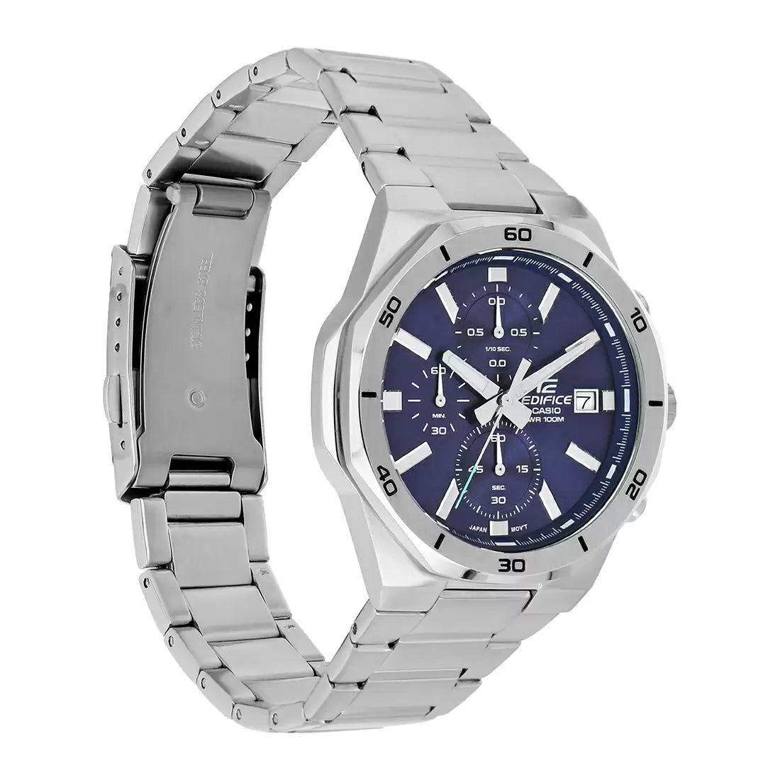 ED584 | CASIO Edifice Silver Chronograph Men's Watch