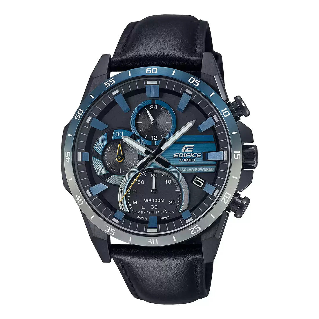 Edifice casio leather strap online