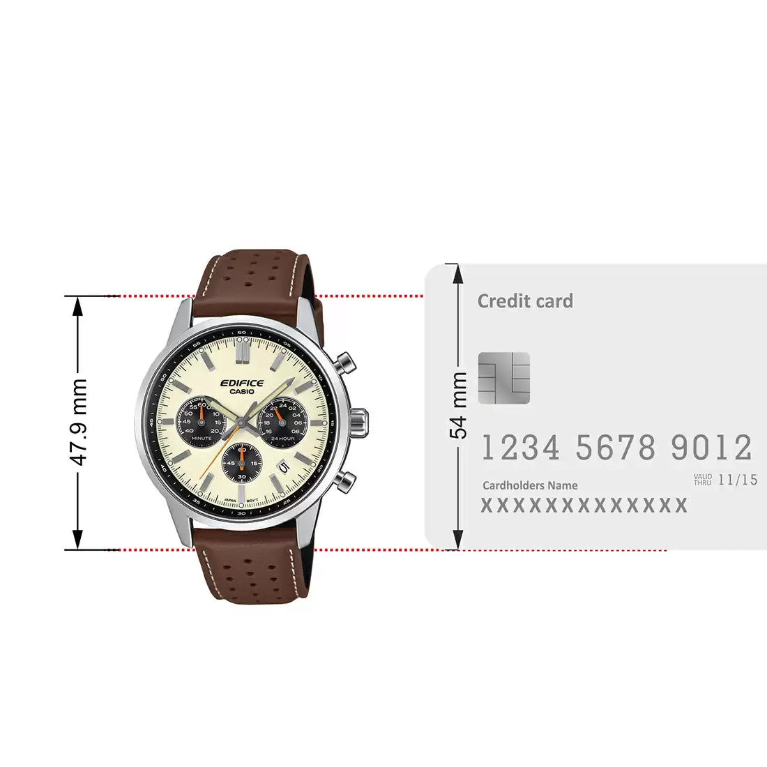 Casio ED657 EDIFICE EFR-575L-7ADF Analog Men's Watch