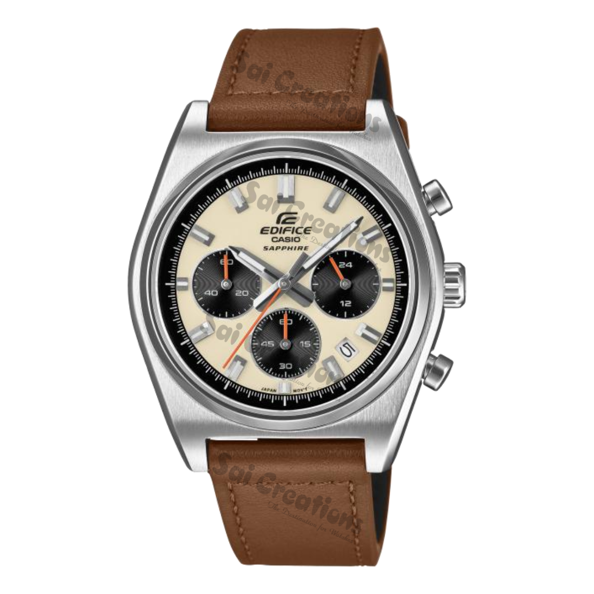 CASIO EDIFICE EFB-730L-7AVUDF Beige Dial Unisex Watch ED690