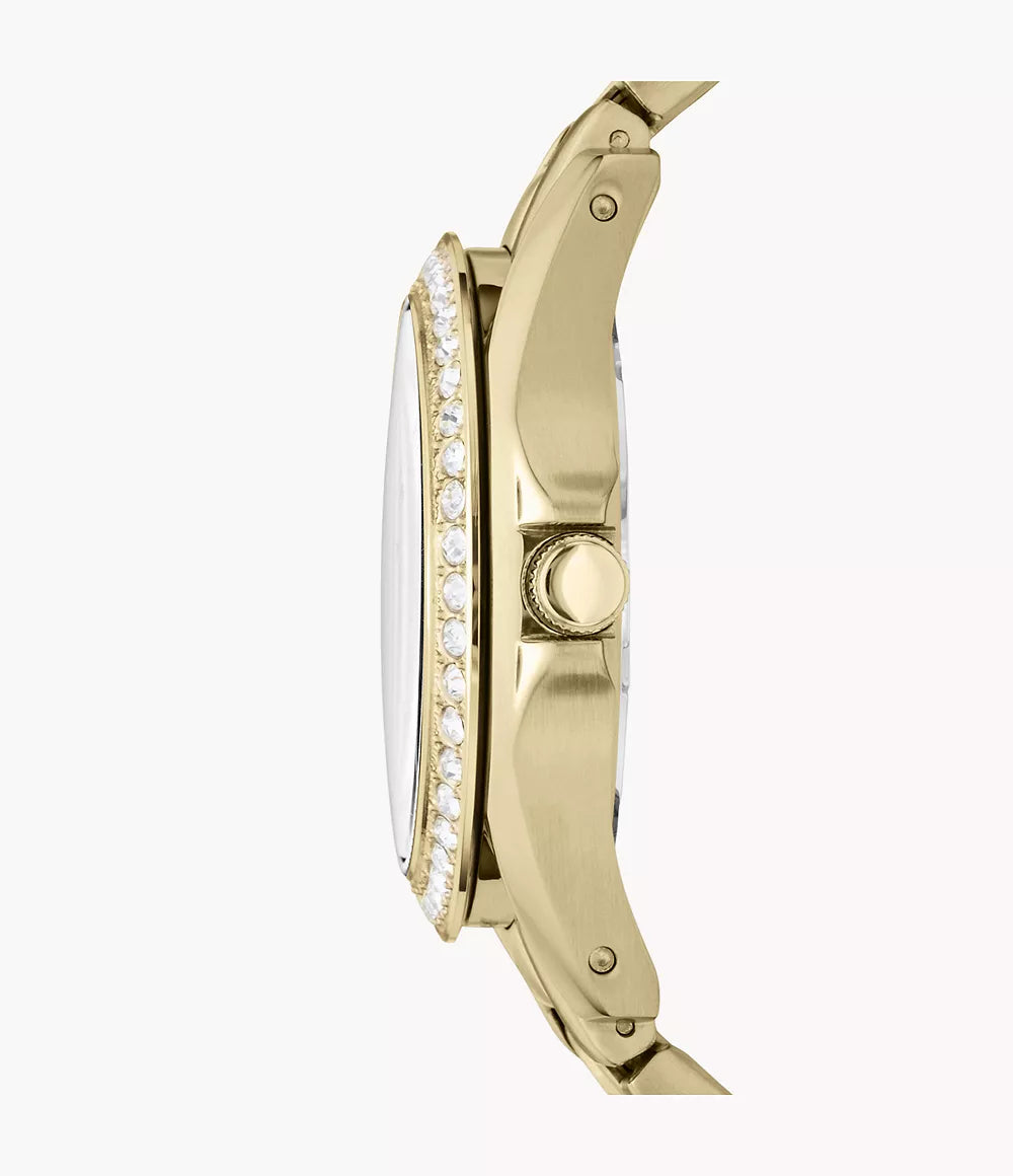 ES3203 | FOSSIL Women Riley Round Yellow Watches