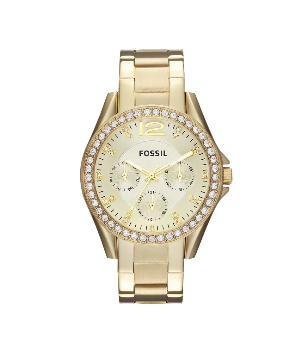 ES3203 | FOSSIL Women Riley Round Yellow Watches