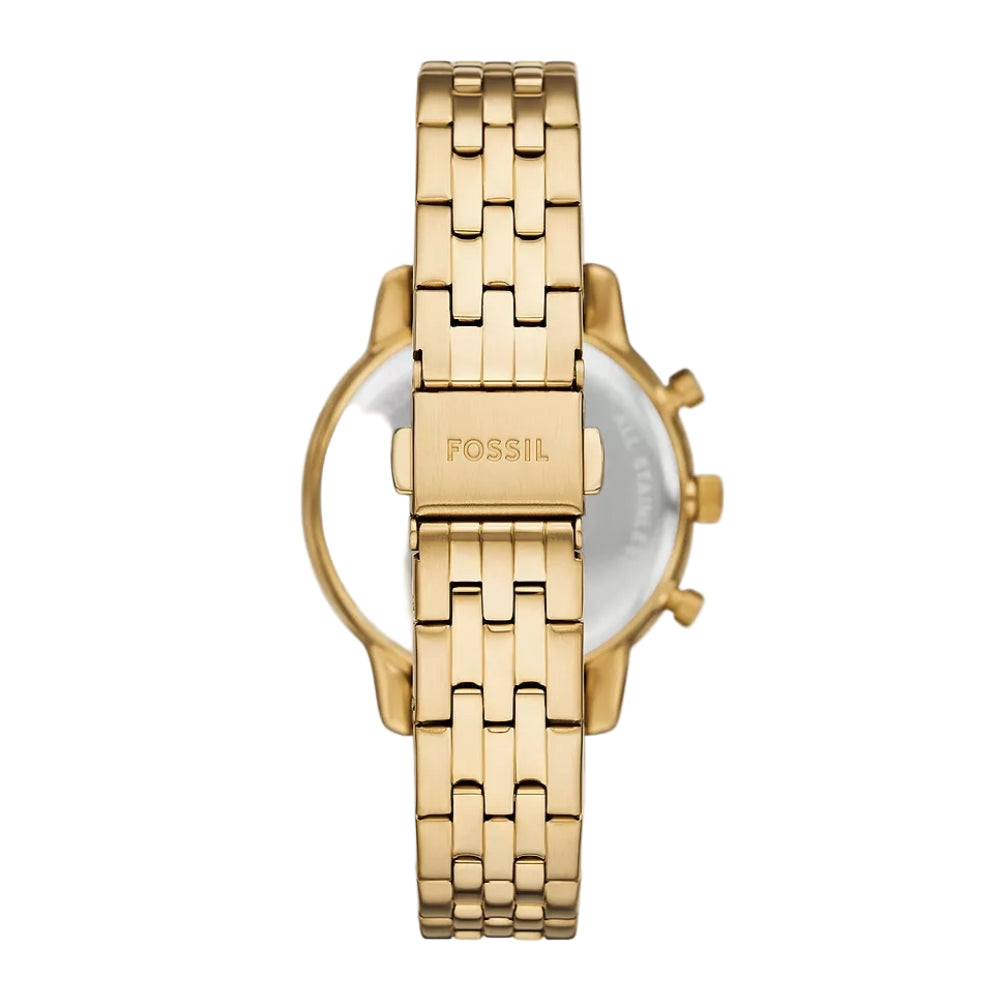 Fossil Neutra Quartz White Dial Analog Chronograph Women's Watch ES5358