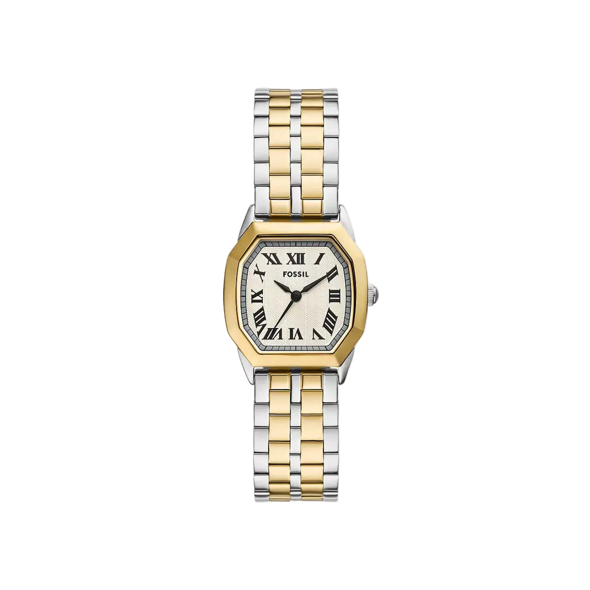 Fossil Harlow Three-Hand Two-Tone Stainless Steel Women Watch ES5362