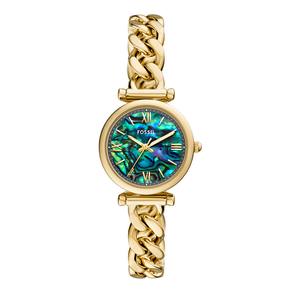 Fossil Carlie Quartz MultiColour Dial Analog Stainless Steel Women Watch ES5416