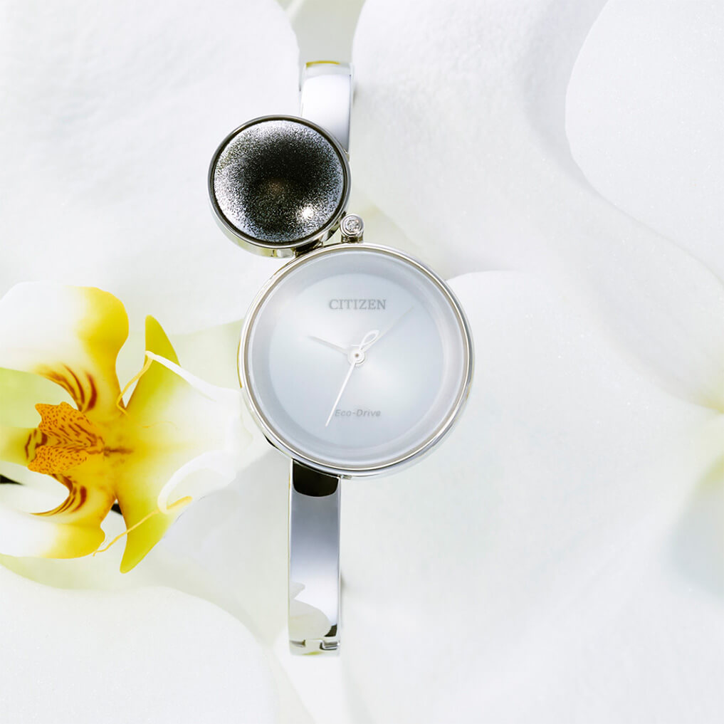 Citizen Eco-Drive White Dial Women's Watch EW5499-54A