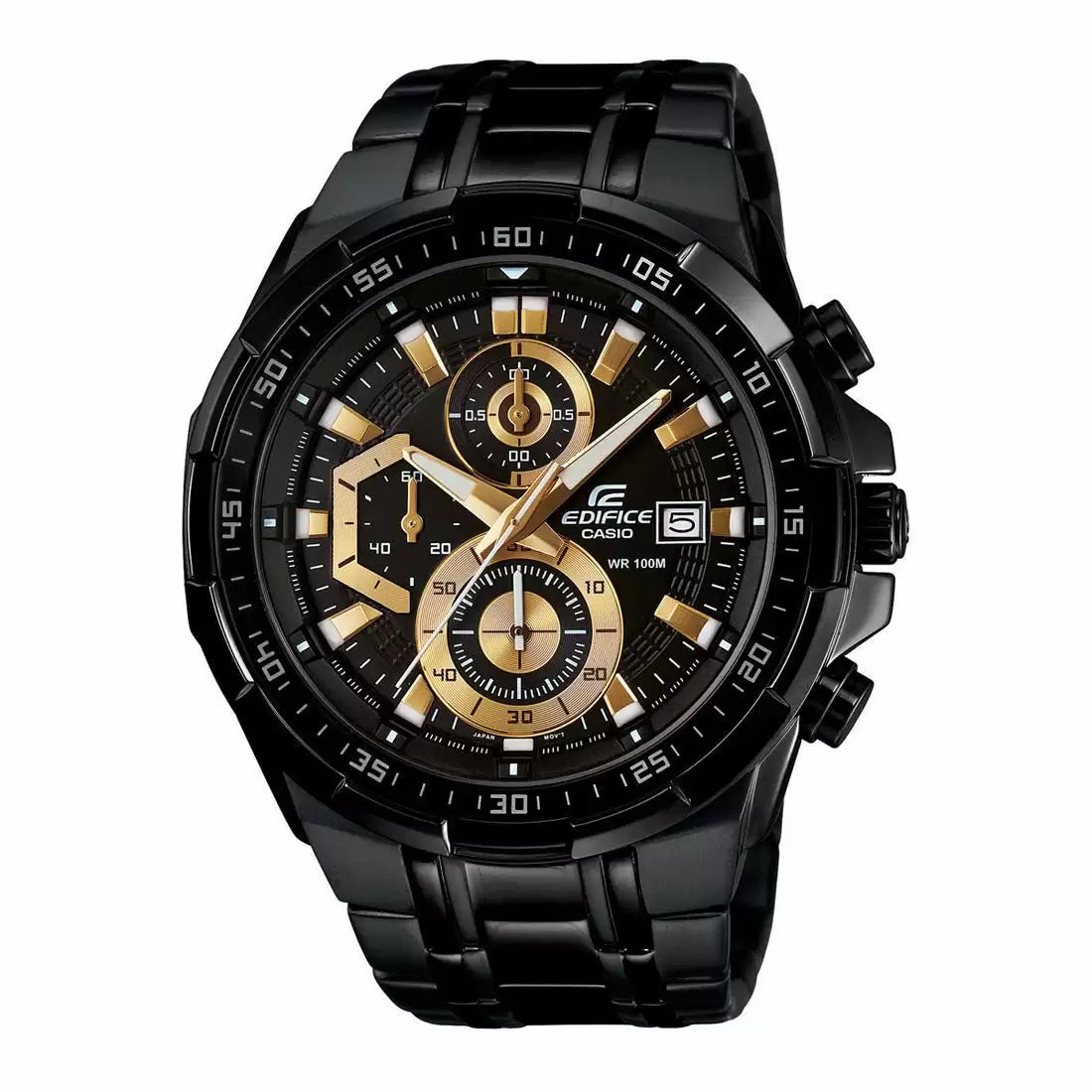 EX187 CASIO Edifice Black Chronograph Men s Watch Sai Creations Watches