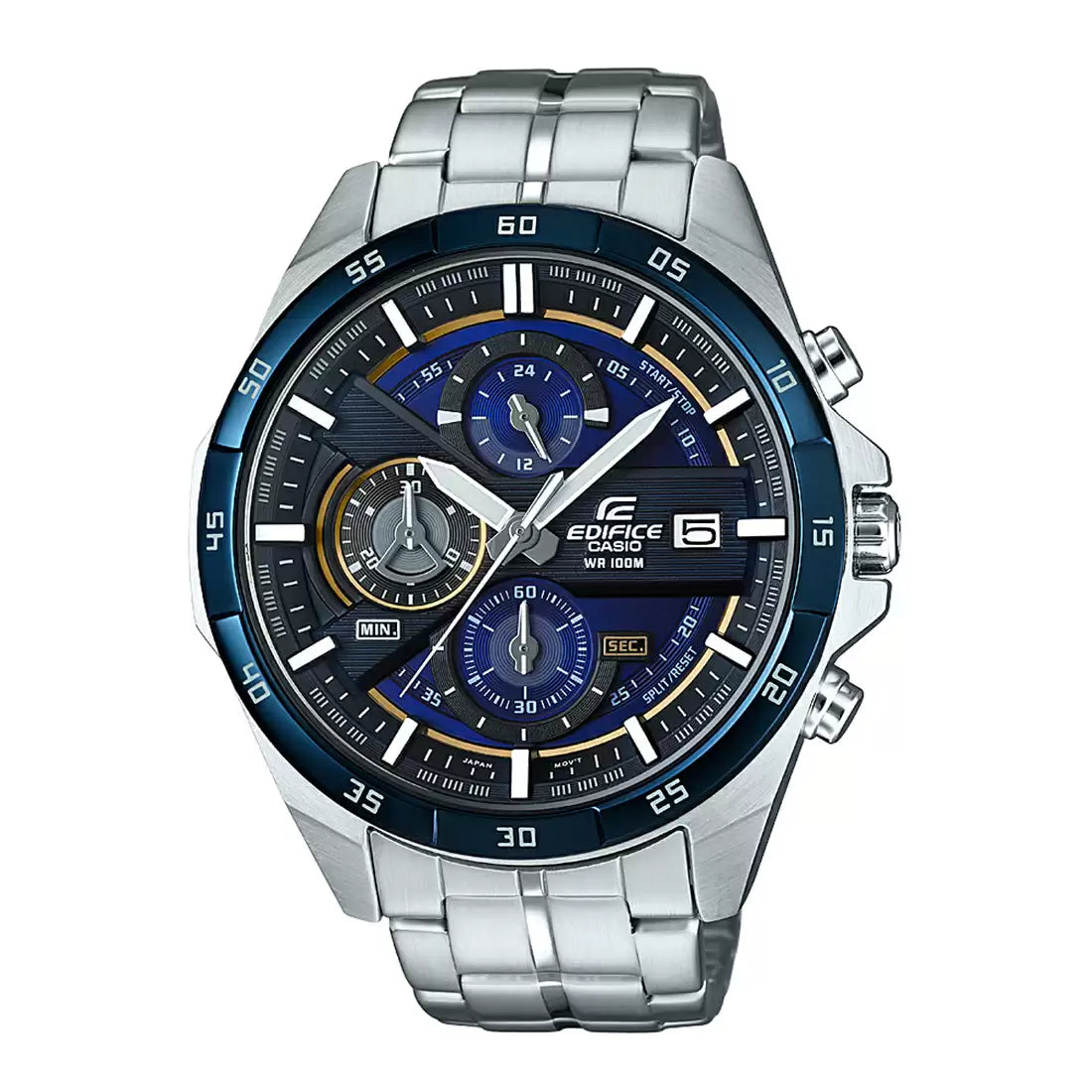 EX362 CASIO Edifice Silver Chronograph Men s Watch Sai Creations Watches