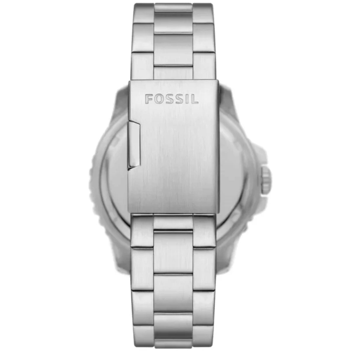 Fossil Blue GMT Black Dial Analog Stainless Steel Men Watch FS6092