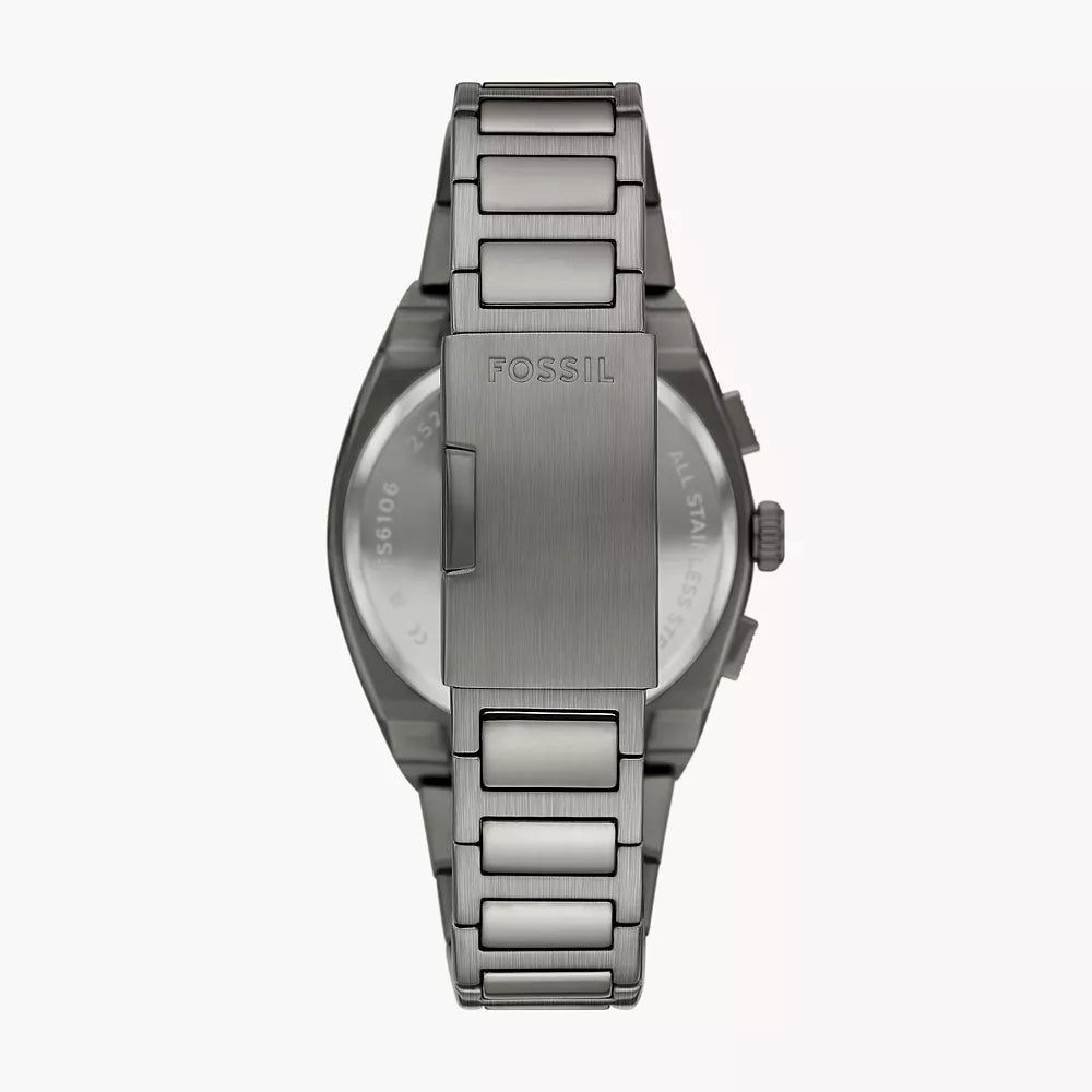 Fossil Everett Quartz Grey Dial Analog Chronograph Men Watch FS6107