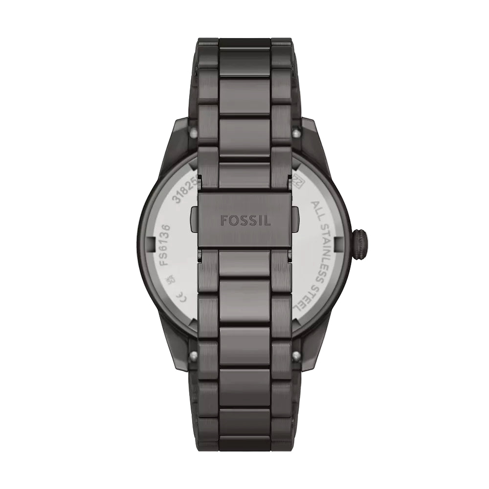 Fossil Pearson Multifunction Black Dial Analog Men's Watch FS6136