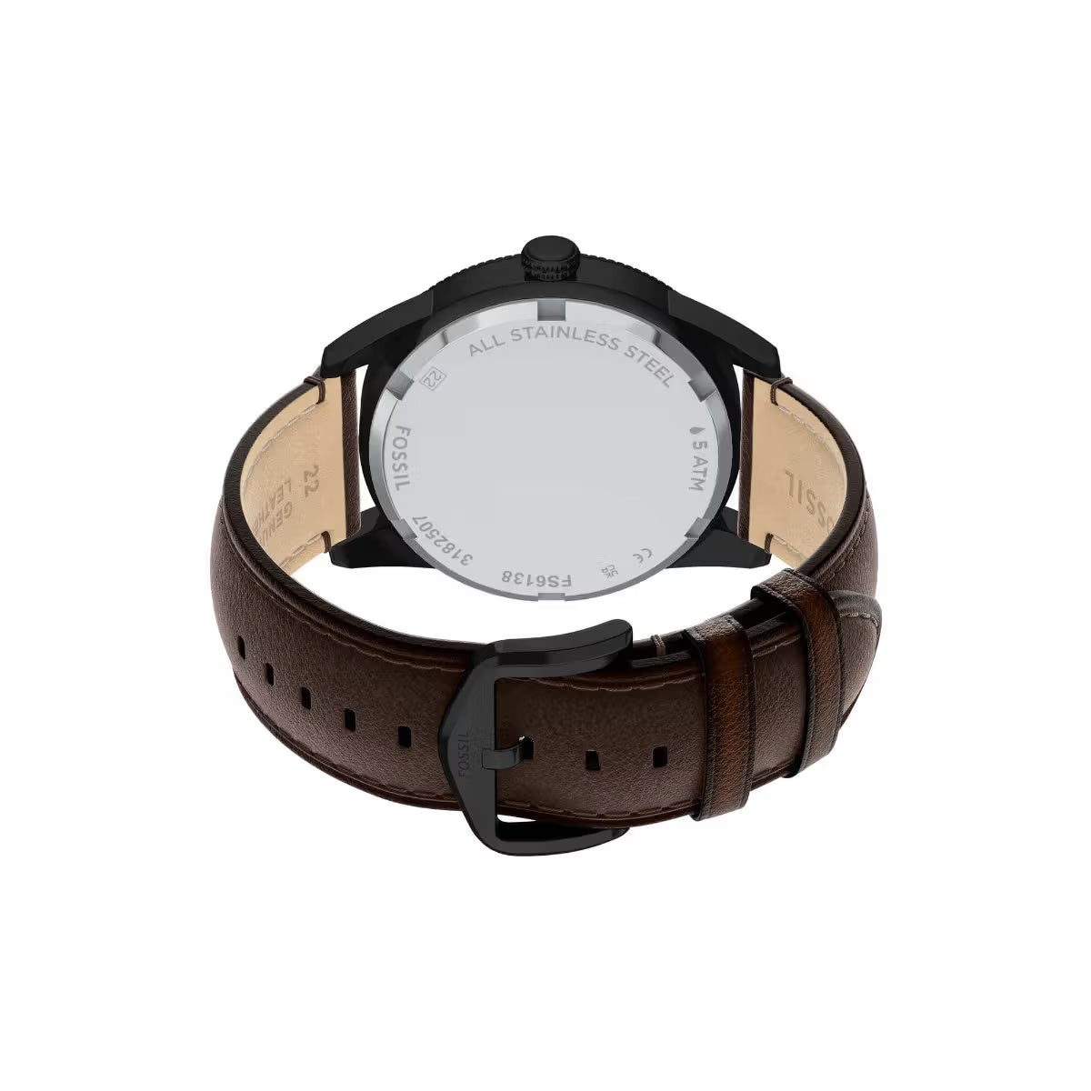 Fossil Pearson Quartz Black Dial Multi-Function Men's Watch FS6138