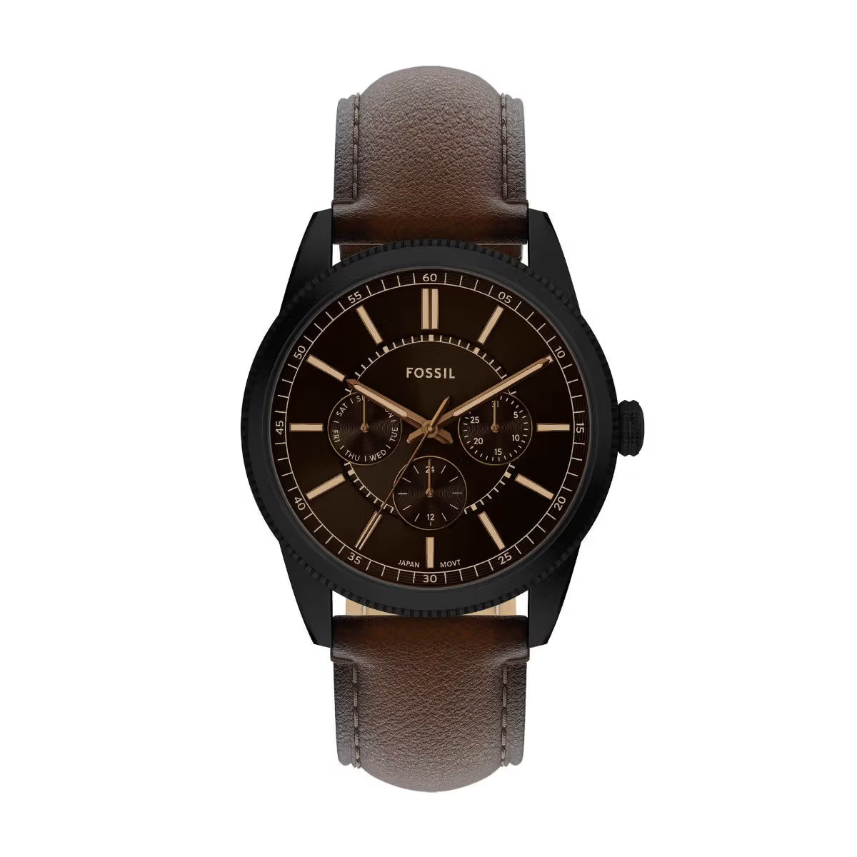 Fossil Pearson Quartz Black Dial Multi-Function Men's Watch FS6138