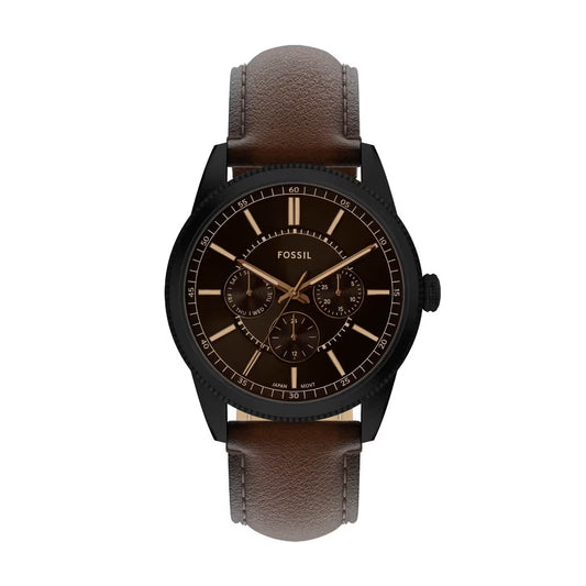Fossil Pearson Quartz Black Dial Multi-Function Men's Watch FS6138