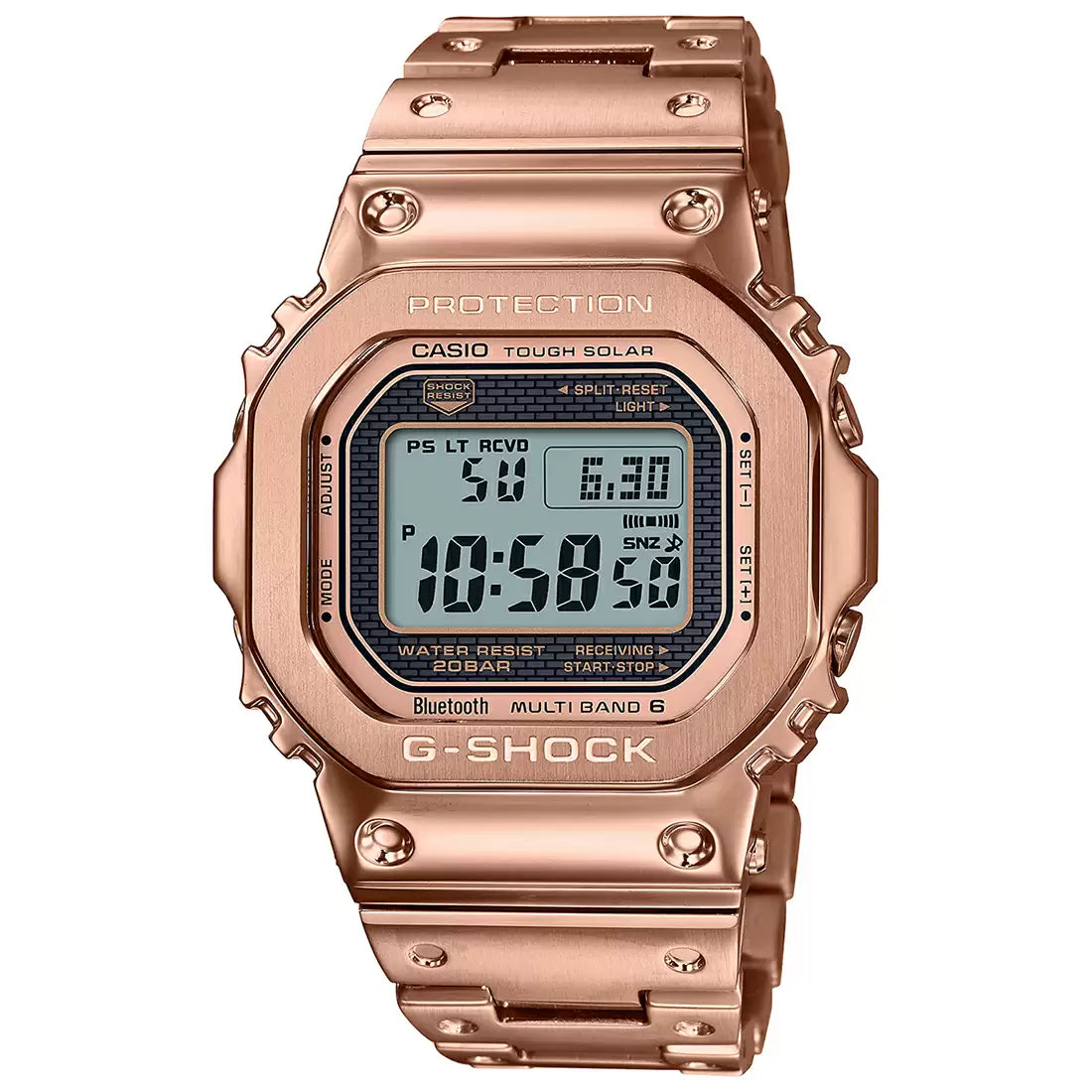 Rose gold casio discount